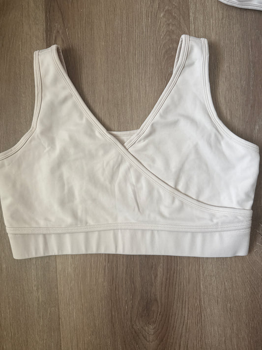 #03 - Sample Sale - Everyday  3.0 Nursing & Pumping Bra (Condition GOOD) - Cream- FINAL SALE