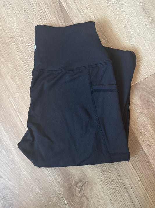 #27 - Sample Sale - Softluxe Black 25"  Leggings (Condition GOOD) -  FINAL SALE