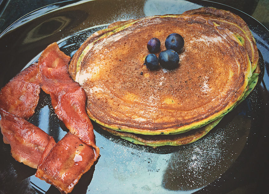 Recipe Blueberry Protein Pancakes
