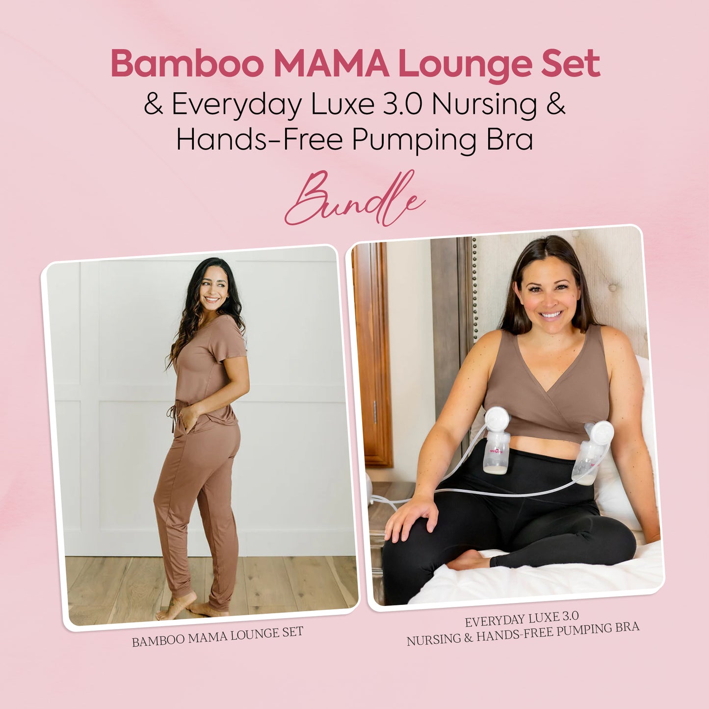 Bamboo MAMA Lounge Set & Everyday Luxe 3.0 Bra Bundle