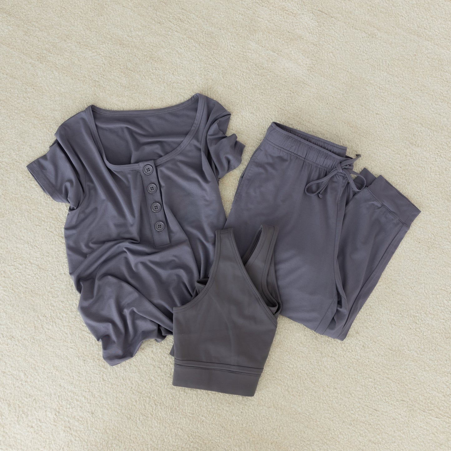 Bamboo MAMA Lounge Set & Everyday Luxe 3.0 Bra Bundle