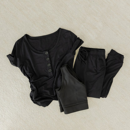 Bamboo MAMA Lounge Set & Everyday Luxe 3.0 Bra Bundle