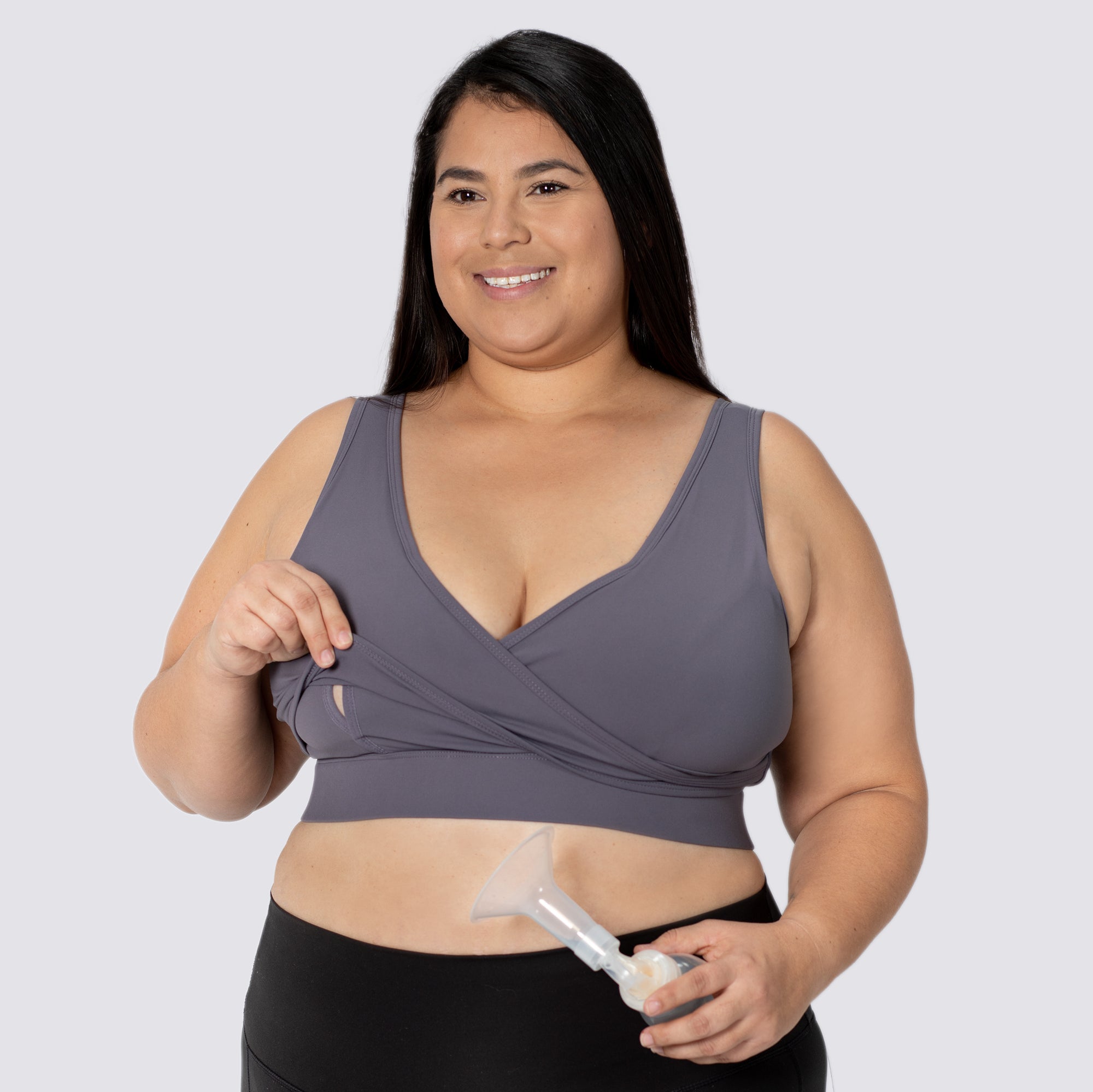 Everyday Luxe 2.0 Nursing & Hands-Free Pumping Bra - Twilight (Final S –  Love and Fit
